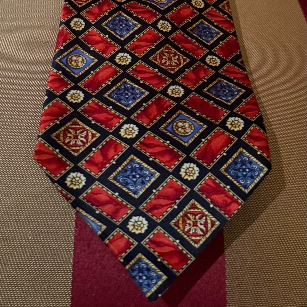 Silk Neck Tie / El Corte Ingles / Royal Richel